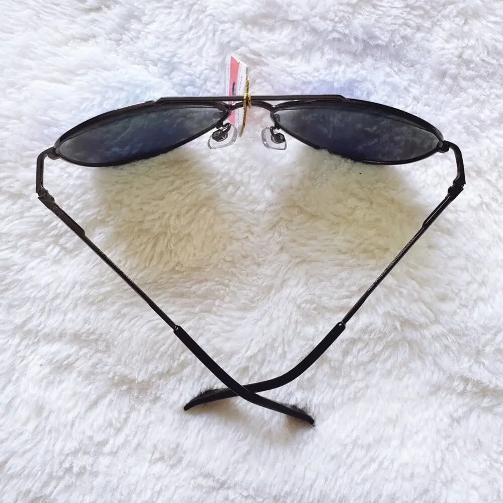Felix Blue w/Black Rim Mirrored Sunglasses